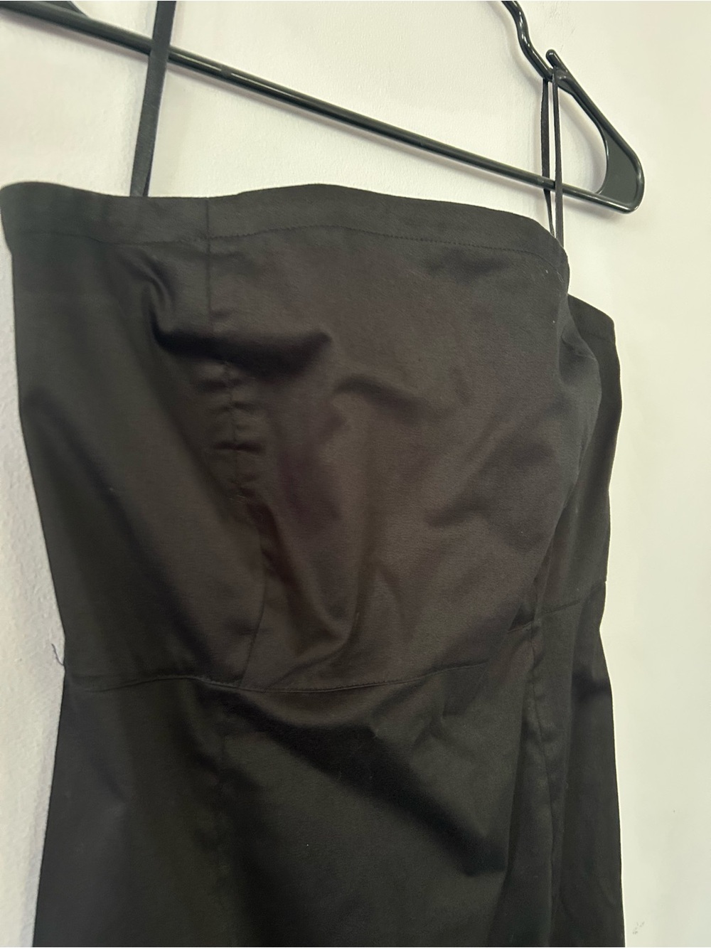Gap Vintage Black Ponte Strapless Dress - Size 6  GUC - Picture 2 of 5